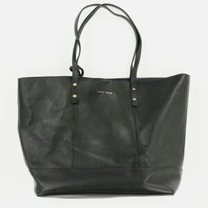 Cole Haan Becket Black Tote with Gold Accents.